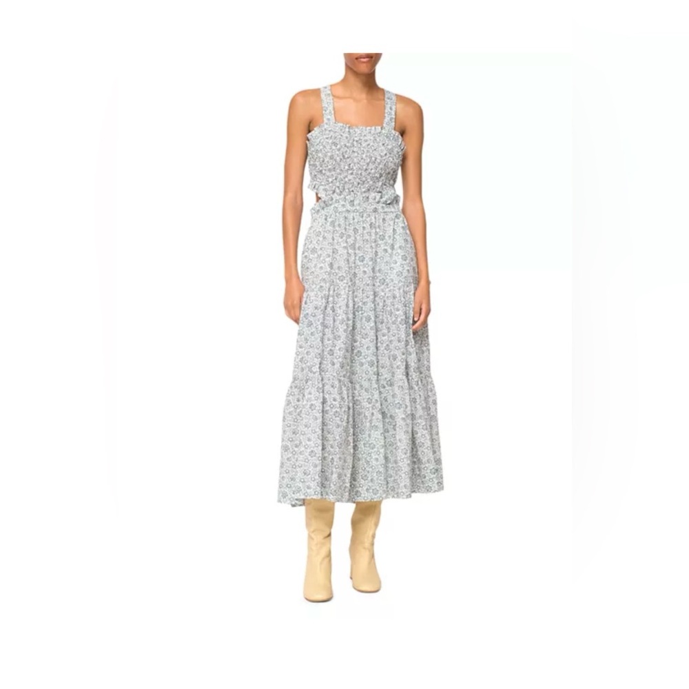 Sea New York Ida Printed Apron Cotton Dress
